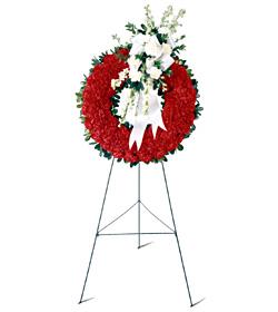 The FTD� Patriotic Tribute� Wreath